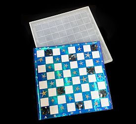 Молд силиконовый "Доска для шахмат/шашек"