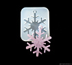 Молд силиконовый "Снежинка большая"