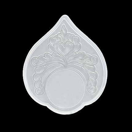 Молд силиконовый "Зеркало "Кокошник", размер макси