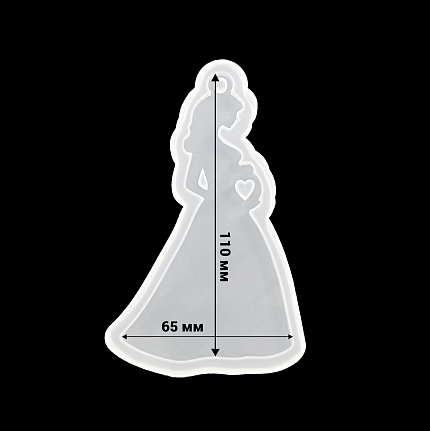 Молд силиконовый "Беременная девушка"