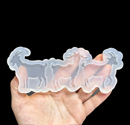 Молд силиконовый "3 козочки"