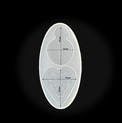 Молд силиконовый "Набор с гравировкой N9" от @x.stitching_