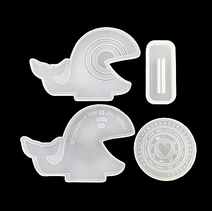 Молд силиконовый "Вечный календарь "Кит"