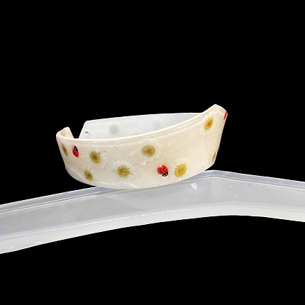 Молд силиконовый "Кокошник" (молд с линзой)