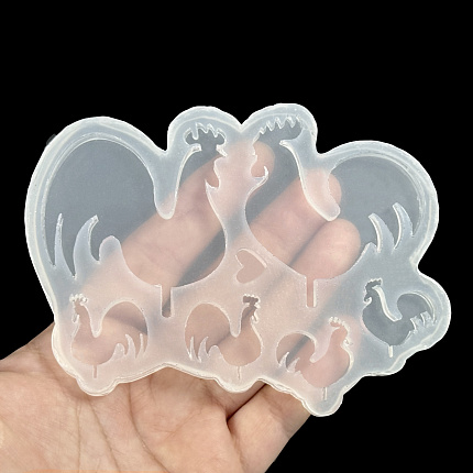 Молд силиконовый "Петушки на палочке"