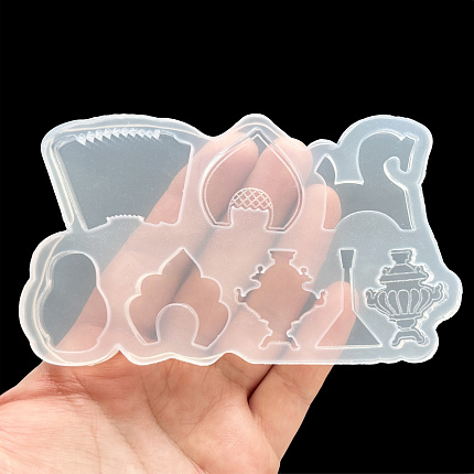 Молд силиконовый "Набор в русском стиле"