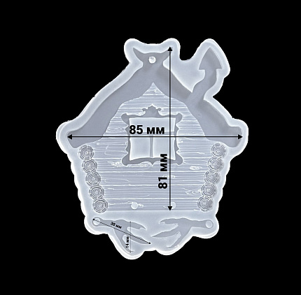 Молд силиконовый "Избушка на курьих ножках", размер S