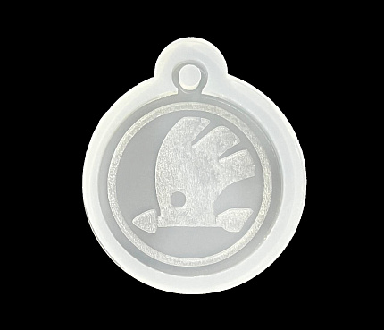 Молд силиконовый "Брелок "Шкода"