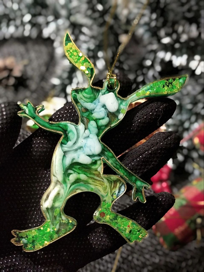 Молд силиконовый "Сумасшедший зайчик"