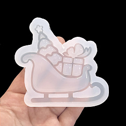 Молд силиконовый "Сани с подарками"