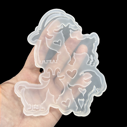 Молд силиконовый "Козочки"