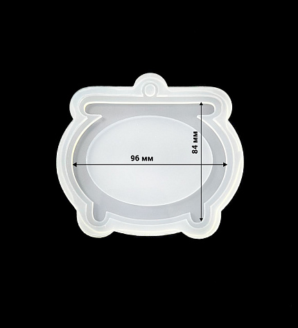 Молд силиконовый "Котелок (шейкер)" от @x.stitching_