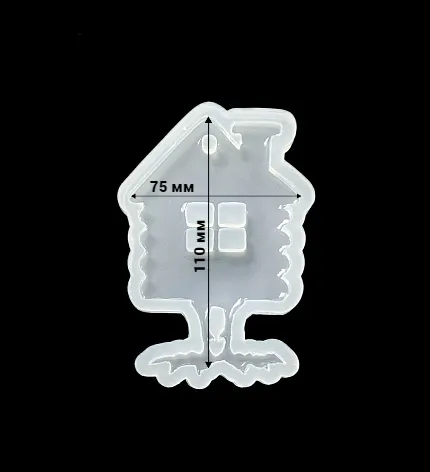 Молд силиконовый "Избушка на курьих ножках" @x.stitching_